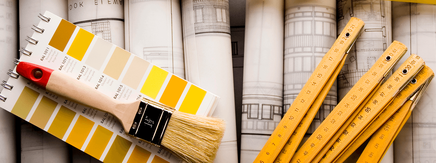 Debau papers rulers brushes